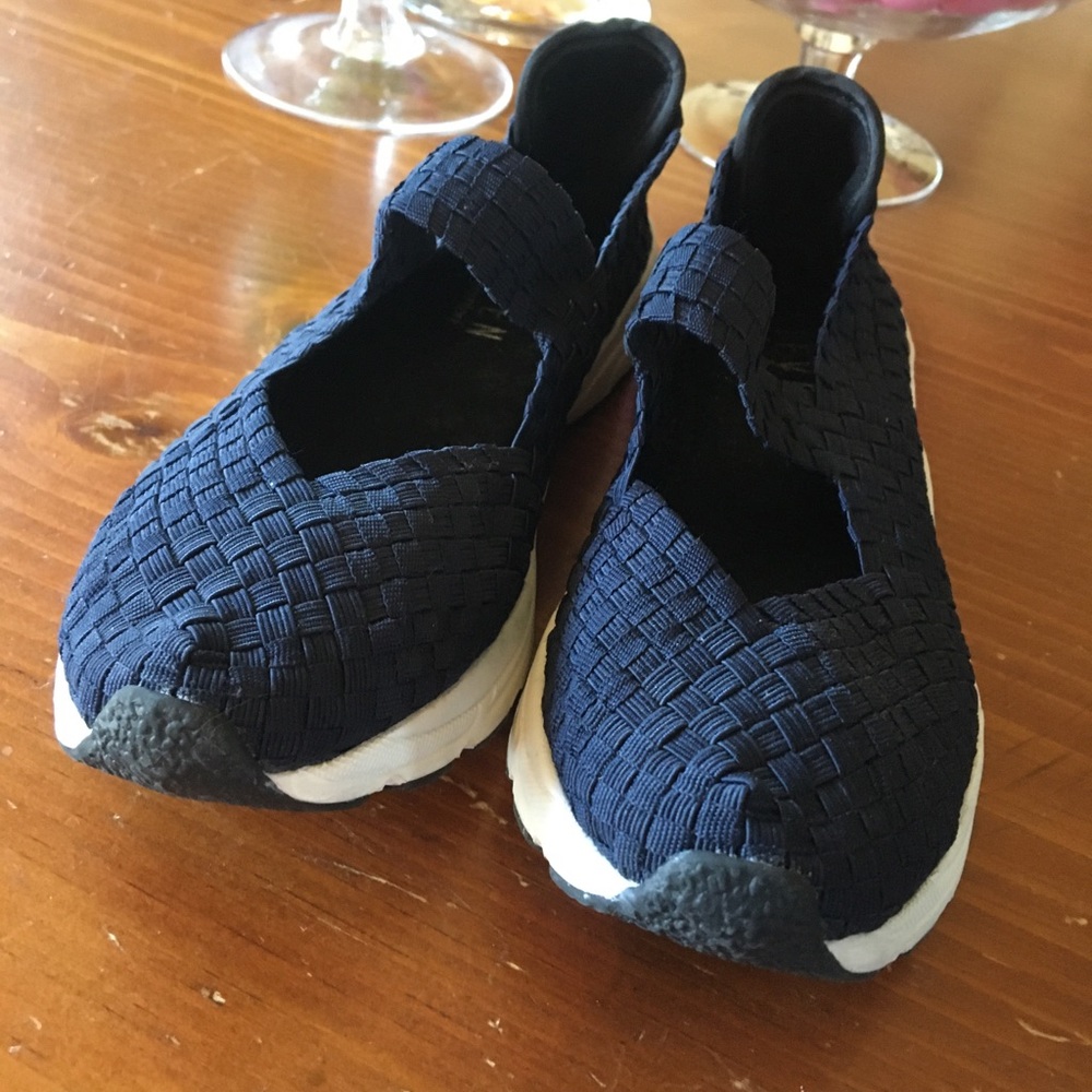 Navy Mary Jane Sneakers.